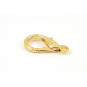 LOBSTER CLAW CLASP LARGE 32X18MM GOLD PLATED